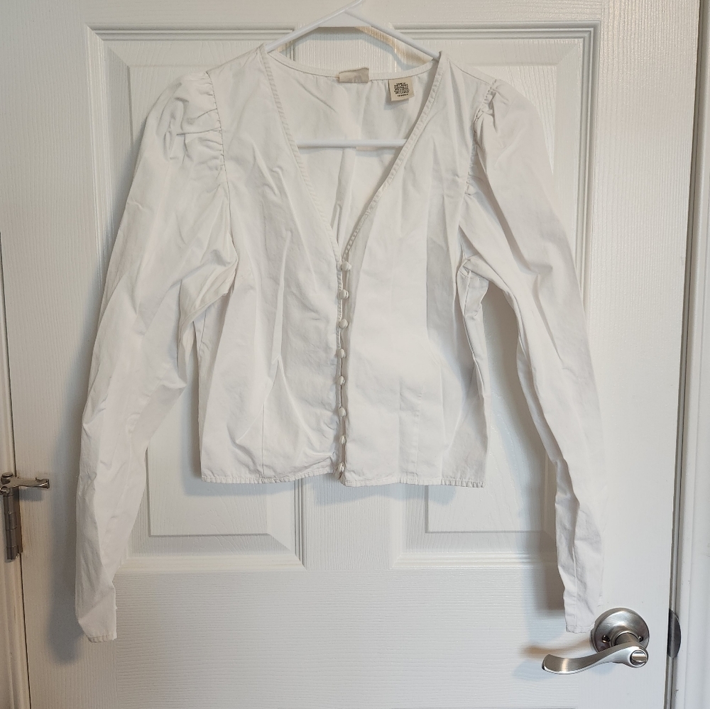 Levi's Teegan Mutton Sleeve Button Blouse